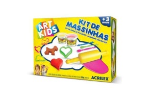 KIT DE MASSINHA DE MODELAR ACRILEX 300G
