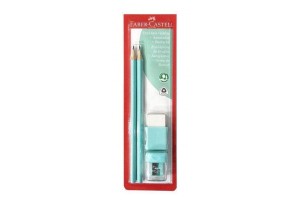 KIT  FABER CARTELA COMBO PASTEL VERDE-AGUA