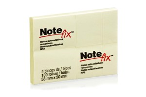 POST-IT 3M NOTEFIX NFX3 100F 4BL 38X50MM