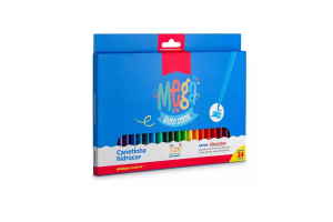 CANETINHA HIDROCOR TRIS 24 CORES