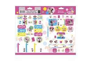 ADESIVO DECORADO DUPLO METALIZADO MINNIE