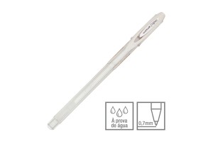 CANETA GEL UNI BALL SIGNO ANGELIC COLOUR BRANCA